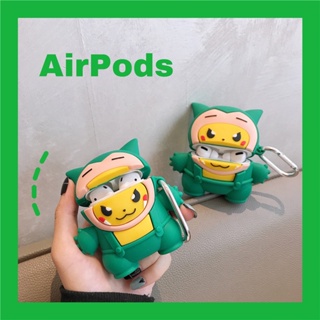 口袋妖怪皮卡丘矽膠套兼容 Apple Airpods Pro 2 Case 3 1 軟無線藍牙耳機保護套
