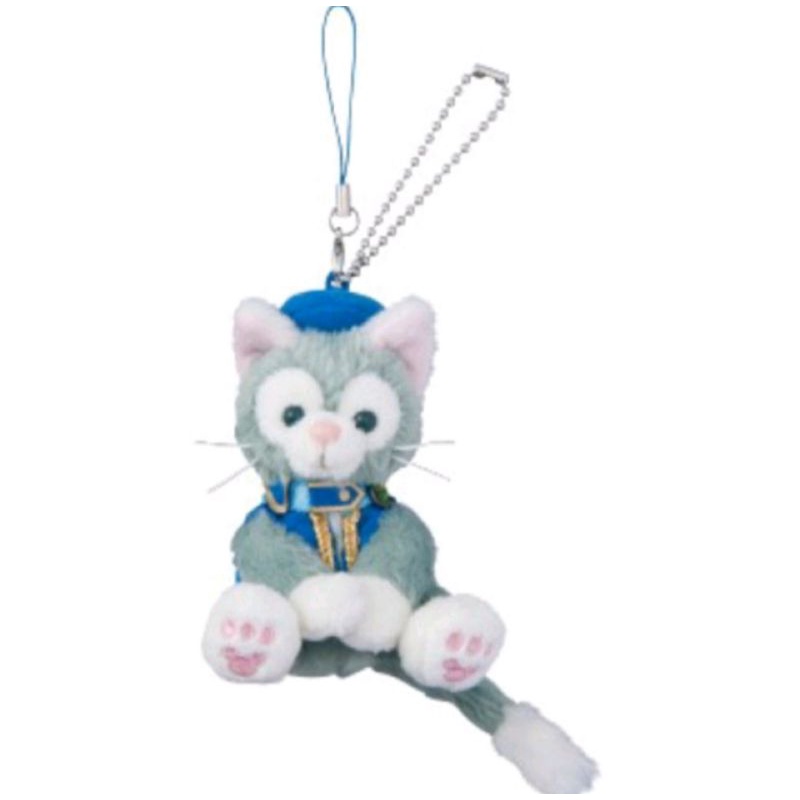 全新 日本迪士尼海洋樂園 畫家貓吊飾 15周年 畫家貓15週年 傑拉東尼十五周年坐姿包包掛飾 十五週年gelatoni
