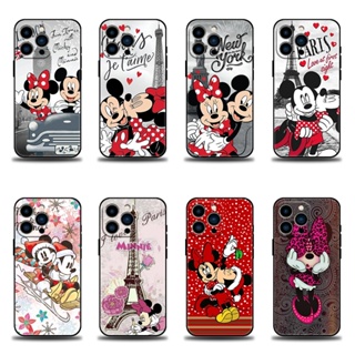 Paris Minnie Mickey Mouse London 手機殼適用於 iPhone Apple 11 12 1