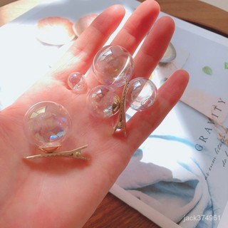 【優選精品】泡泡髮夾可愛少女心一字夾子頭飾網紅超僊側邊劉海髮夾學生頭飾女ins日韓風 GF65