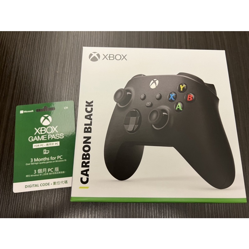 【Microsoft 微軟】Xbox無線控制器 -磨砂黑(QAT-00006)+ Game Pass三個月