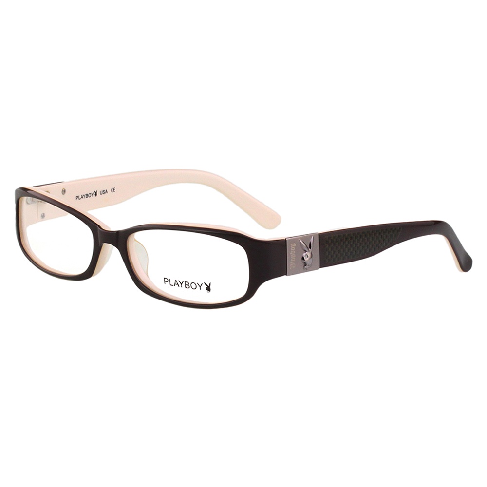 PLAYBOY 鏡框 眼鏡(黑配米色)PB85237
