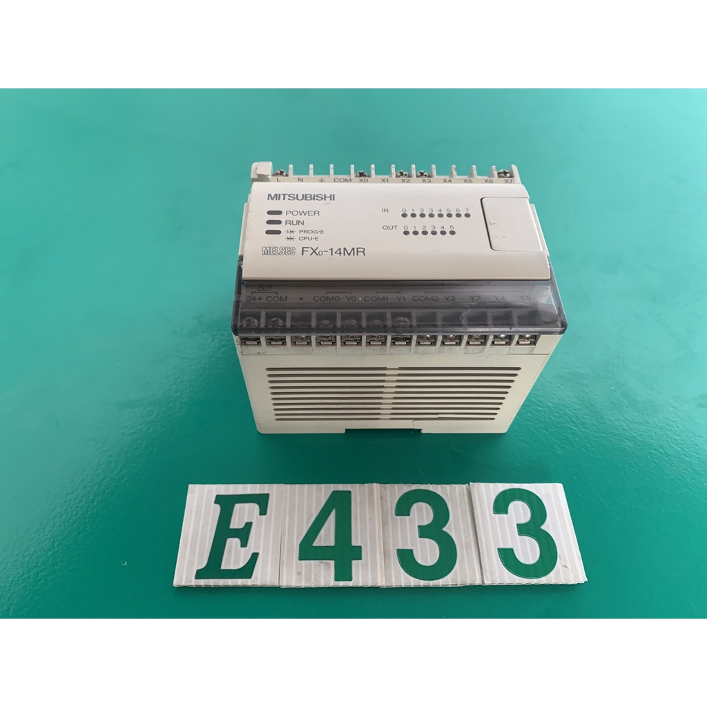 【有中-日本外匯品】三菱 PLC 可程式控制器 FX0-14MR (拆機品,未測試,現狀賣){E433}