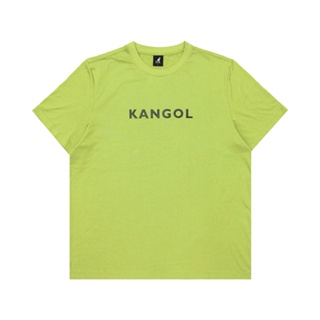 KANGOL 圓領T 休閒上衣 男女款 中性款 6225102474 草綠色