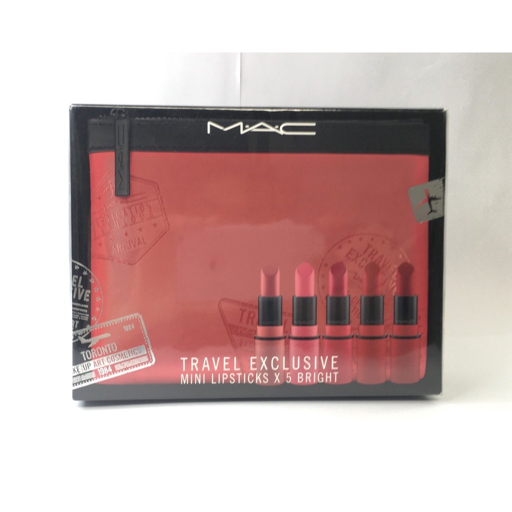 Mac 5 支裝口紅迷你口紅旅行獨家 MAC-美國產品