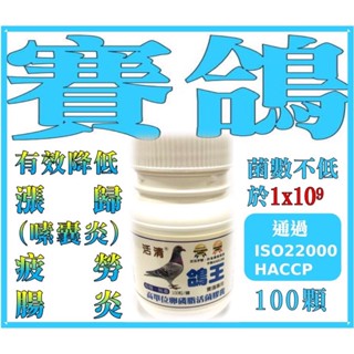 現貨 活清【合法銷售許可證】強 鴿（鴿王）鴿用培育的最佳選擇 9種益生菌+4種酵素 日本技術 臺灣製造 賽鴿 鴿子