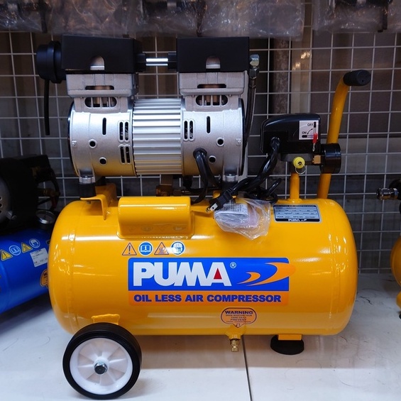 台灣製 PUMA 空壓機 2HP 110V 無油 (含稅)