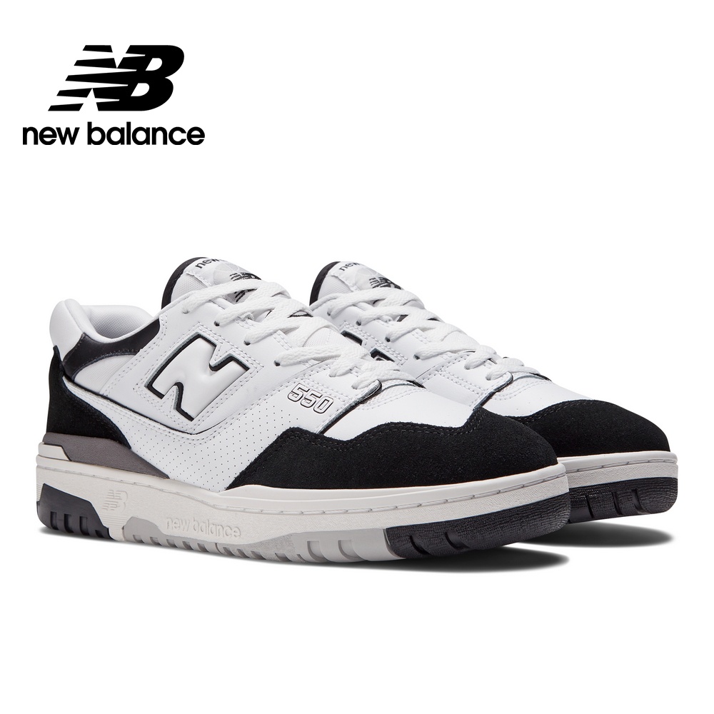 【New Balance】 NB 復古運動鞋_中性_黑白熊貓色_BB550NCA-D楦 550