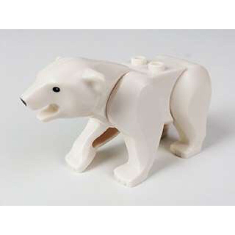 LEGO樂高 動物 北極熊 白色 (98295c01pb01)