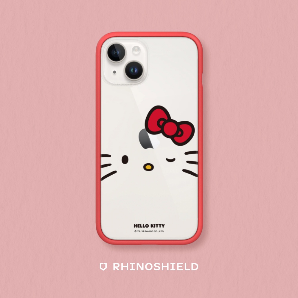 犀牛盾 適用iPhone Mod NX防摔邊框背蓋手機殼/Hello Kitty-啾咪