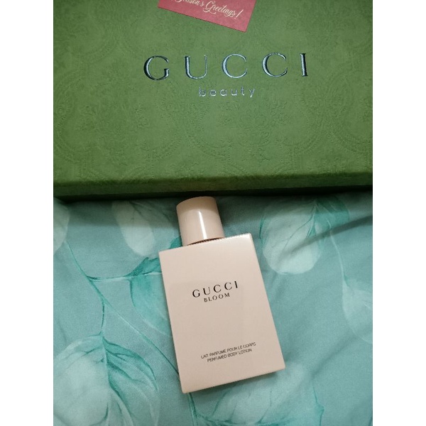 Gucci花悅香水乳液100ml