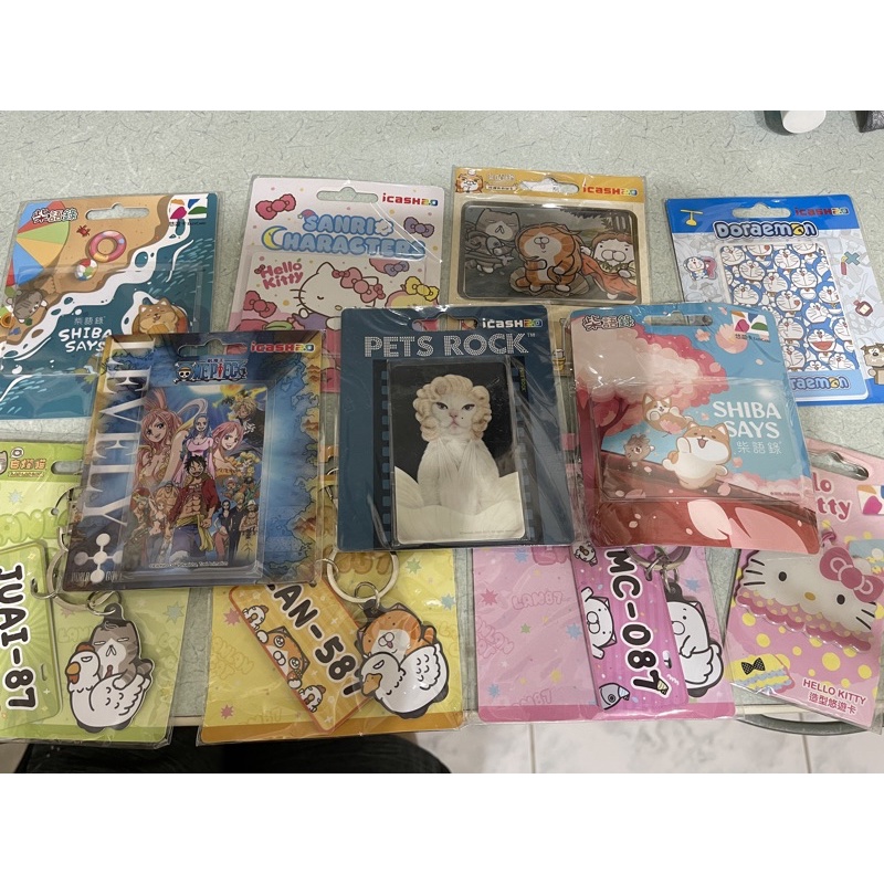 悠遊卡 一卡通 Icahn2.0 HELLO KITTY 哆啦a夢 白爛貓 海賊王 航海王 Rezero 柴犬 車牌