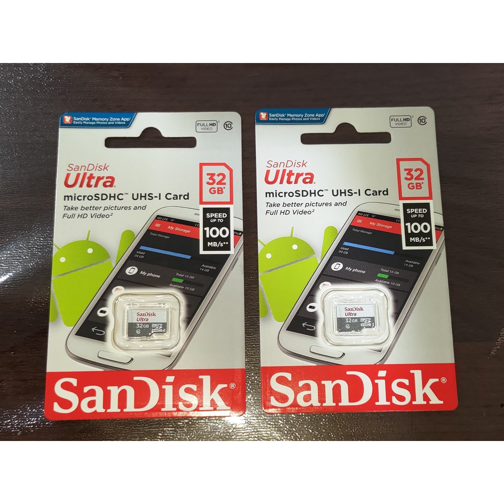 SanDisk microSD 32GB TF 記憶卡 手機、相機、錄影機、行車紀錄器適用