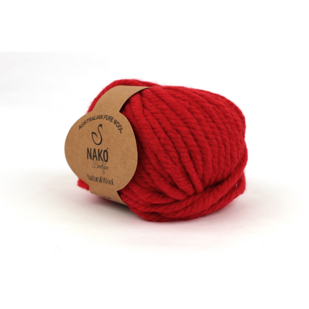 Nako 天然羊毛針織鉤針紗圍巾帽子紗 100g, 30m