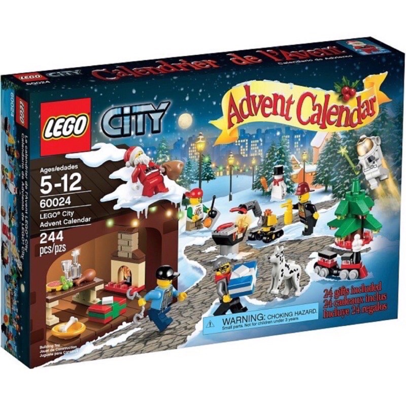 現貨 樂高 聖誕 降臨曆 倒數曆Lego city系列60024 advent calendar