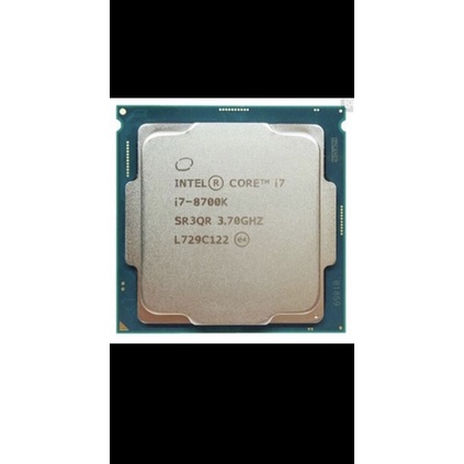 Intel Core i7 8700k/12M/第八代/1151 CPU未鎖版（附盒子）