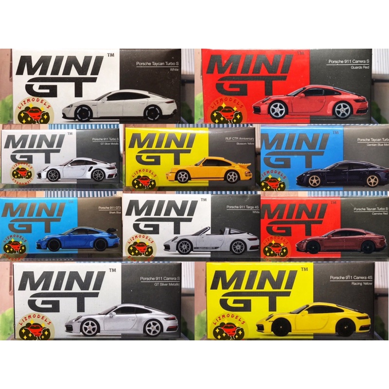 🔅里氏模型車 Mini Gt 保時捷 Porsche Taycan 210 218 252 289 332 303