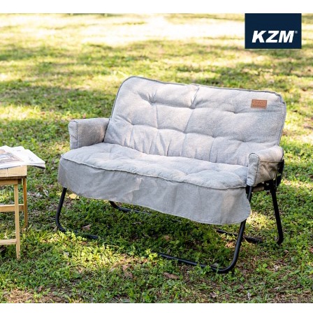 &lt;&lt;綠色工場台南館&gt;&gt; KAZMI KZM 素面雙人折疊椅 雙人椅 摺收椅 椅涼椅 休閒椅 折疊椅