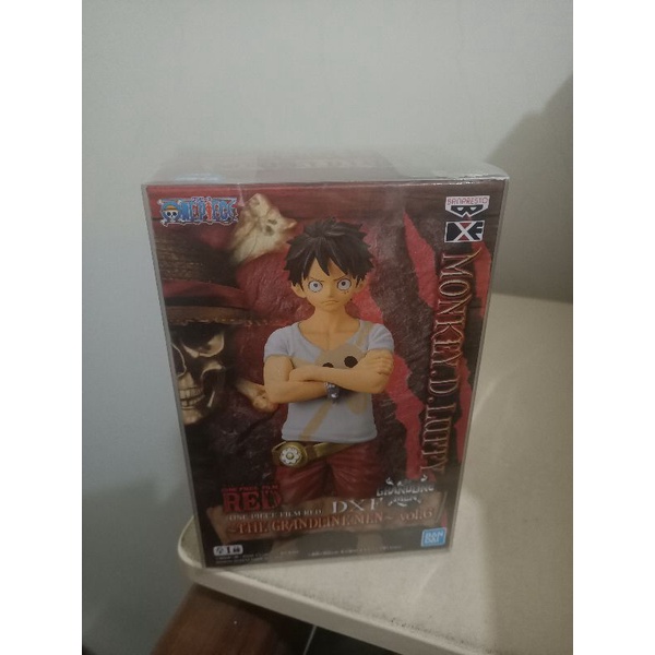 金證 海賊王 航海王 劇場版 RED DXF The grandline Men 魯夫 白T