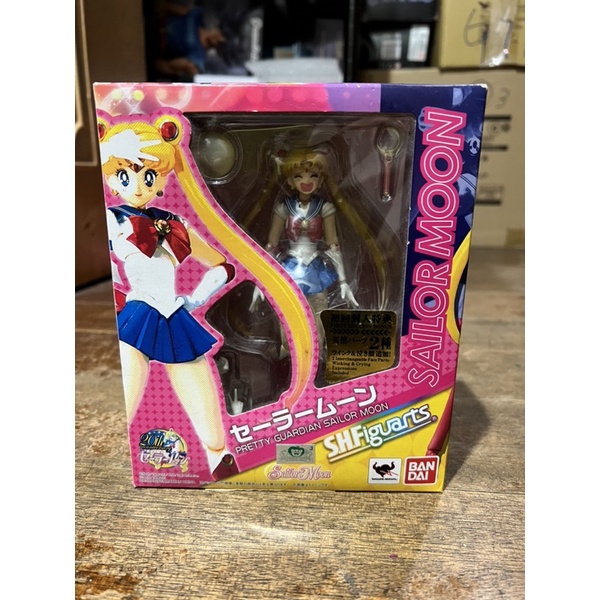 代理正版 老物 特典版 SHF 六種臉型 20周年紀念 美少女戰士 月光仙子 小兔 月野兔 水手 高中水手服 動畫 可動
