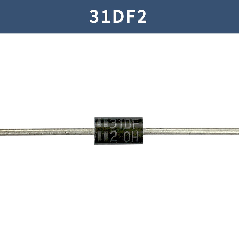 快速整流二極体 NIC 31DF2 DO-201AD 200V 3A 35ns
