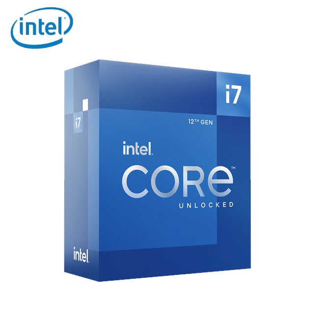 英特爾 盒裝 Intel Core i7-12700K 中央處理器