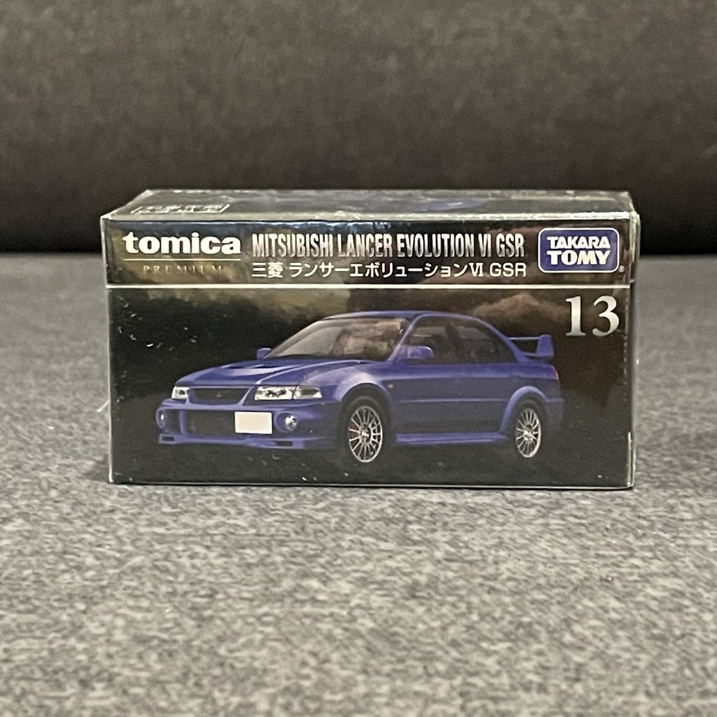 [小樂]蝦皮代開發票 日版 tomica 多美 Premium 13 三菱 黑盒 TP13 LANCER V 賽車