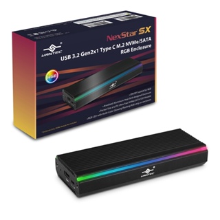 NexStar SX M.2 NVMe / SATA SSD To USB 3.1 Gen 2 Type C RGB外接