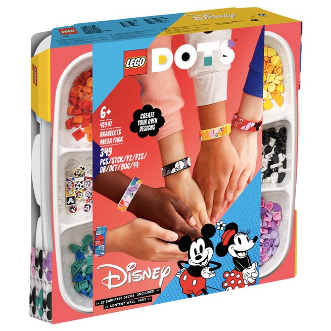 【台中OX創玩所】 LEGO 41947 豆豆樂系列 豆豆手環超值組 Mickey &amp; Friends DOTS 樂高