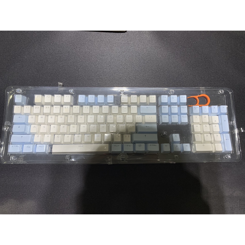 羅技 G610 G Pro X PBT 鍵帽 藍白色