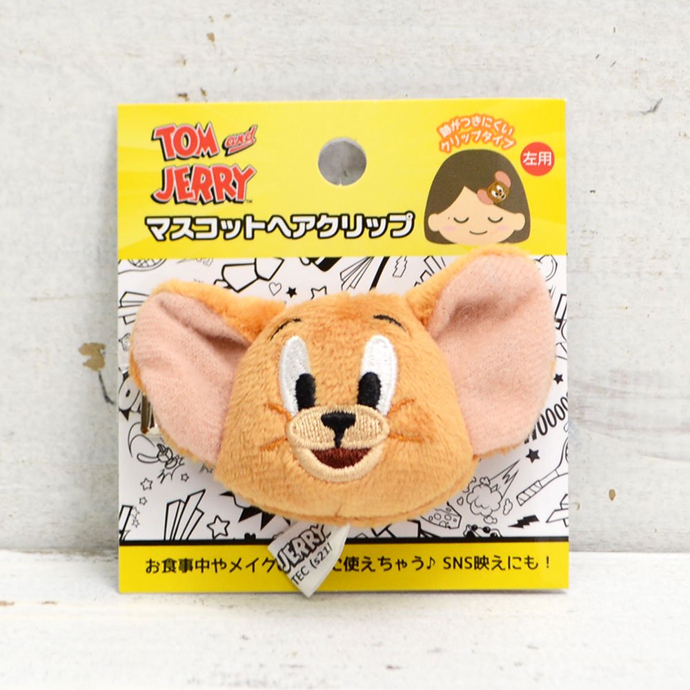 預購 湯姆貓與傑利鼠 玩偶髮夾 全新正品 日本進口 Tom&amp;Jerry 代購 日本代購 髮夾 髮飾 頭飾