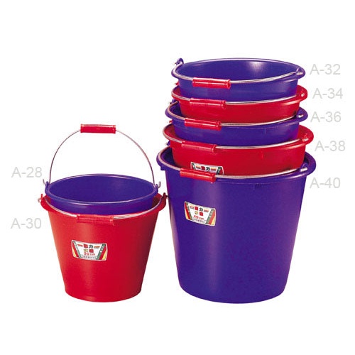 ☆優達團購☆32cm 強力水桶 A32 儲水桶 手提桶 置物桶 分類桶 塑膠桶 圓形收納桶 回收桶 垃圾桶 玩具桶15L