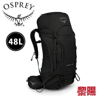 OSPREY 美國 10001818 Kestrel 48L 男款 黑 M/L 登山揹包/輕裝揹包 72OS001818