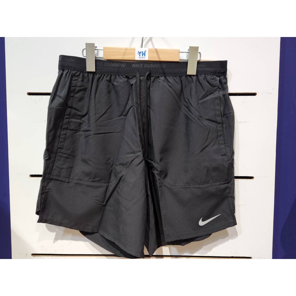 【清大億鴻】Nike 男款 Dri-FIT Stride  7" 平織 無襯裡 口袋運動短褲DM4742-010黑色