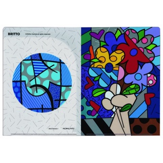 KOKUYO X Romero Britto聯名A5資料夾/ 2入/ A03 eslite誠品