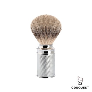 【CONQUEST】德國 MUHLE 091M89 Silvertip Badger 頂級銀尖獾毛刮鬍刷 毛質彈性極佳