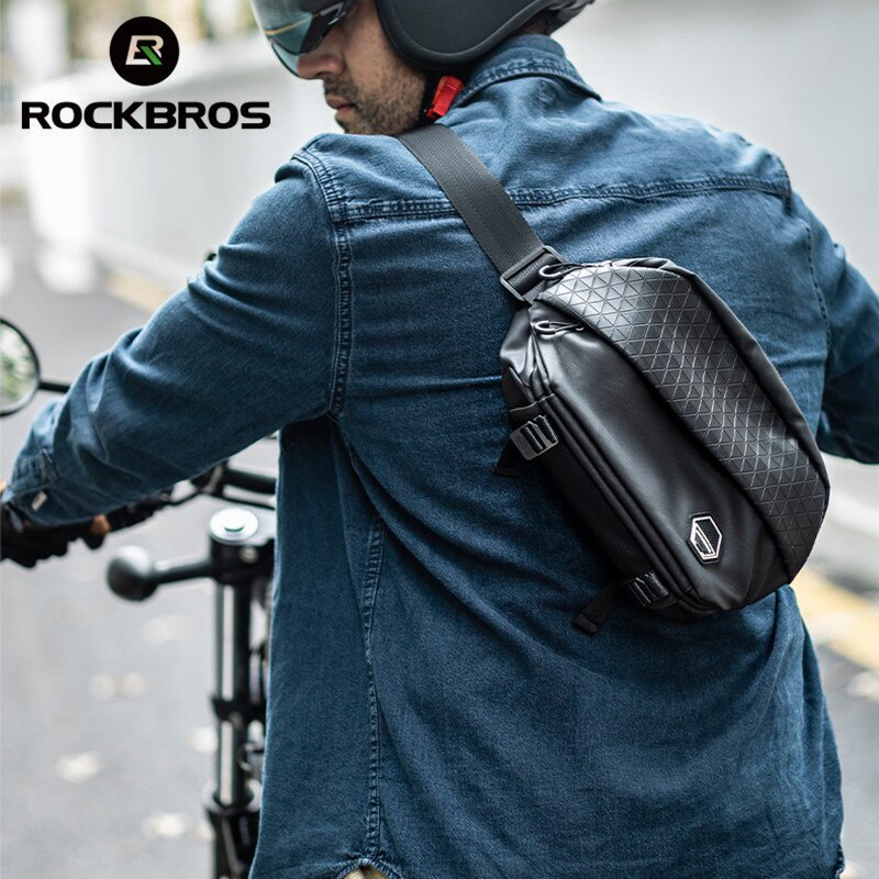 Rockbros 摩托車包斜挎包騎行包運動單肩背包腰包男女自行車包
