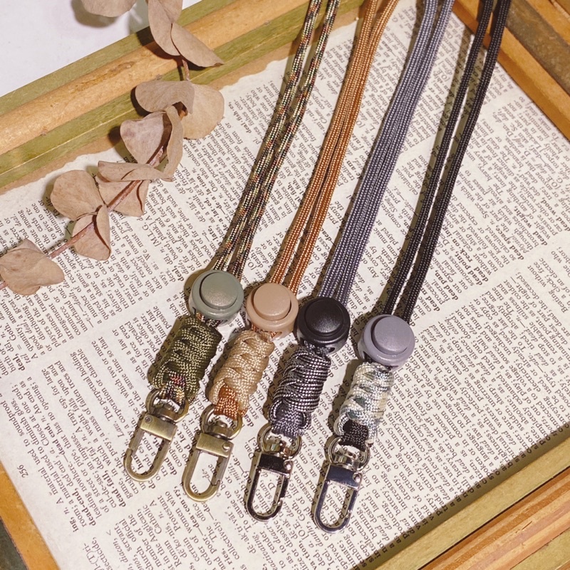 🔸STRAPS🔸手工編織👐🏻 多功能長掛繩 掛脖繩 手機掛繩📱 證件套掛繩 Gogoro鑰匙掛繩 客製配色🌈 傘繩