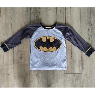 Flea 兒童 l batman 蝙蝠俠 長袖上衣 男童 兒童 幼童 小孩 衣服 睡衣 T恤