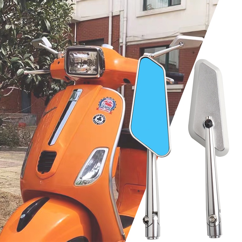 適用VESPA 偉士牌 春天 衝刺150 LX LXV150 鋁合金反光鏡菱形後照鏡