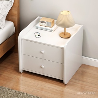 床頭櫃簡約現代臥室小型床邊櫃傢用迷你儲物小櫃子簡易床頭置物架 萬傢樂
