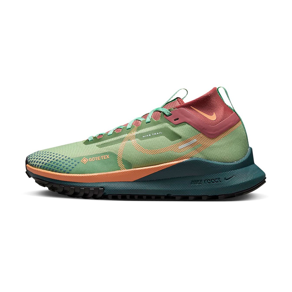 Nike W REACT PEGASUS TRAIL 4 GTX 女 綠橘 防潑水 越野 慢跑鞋 DJ7929-300