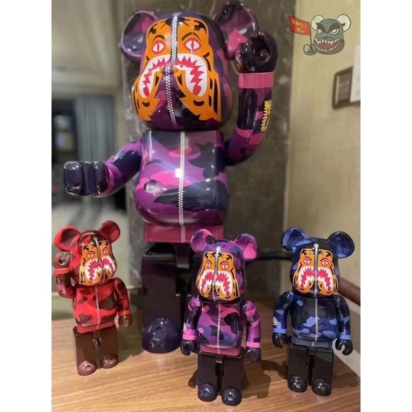 Be@rbrick Bape Color Camo Tiger 400+100%