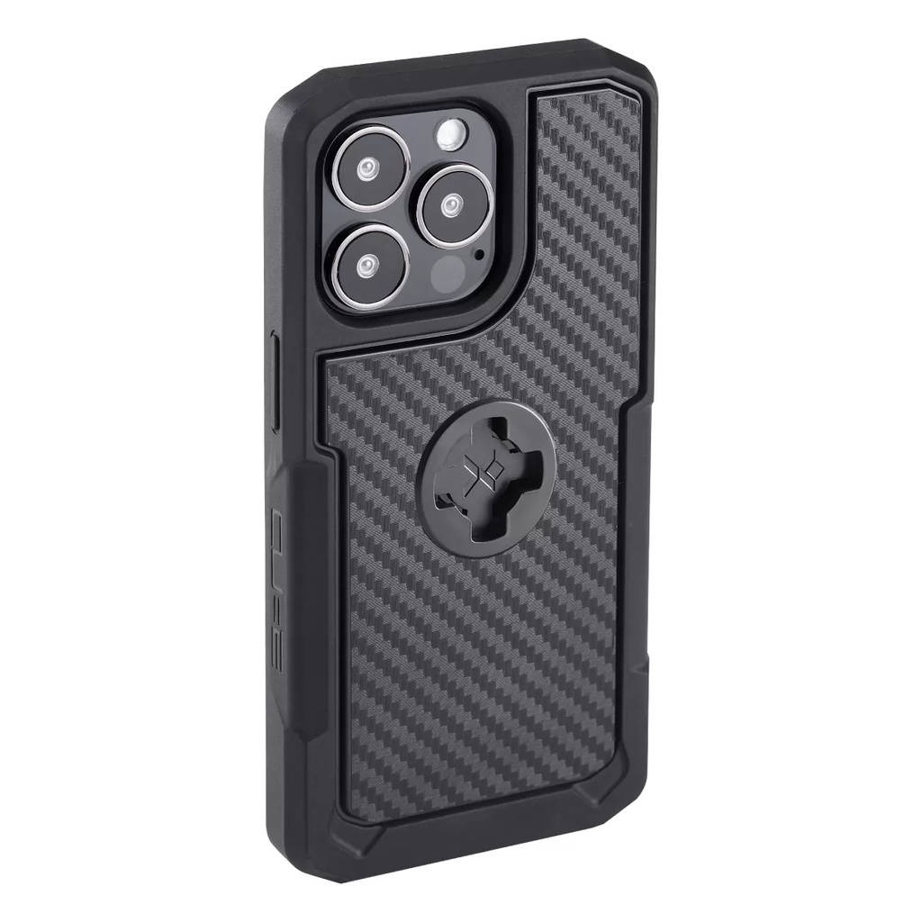 【德國Louis】X-Guard iPhone 14 Pro 軍規風格保護殼 蘋果碳纖維黑色摩托車手機殼30142930