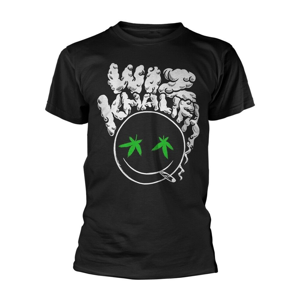 Lwb1 Wiz Khalifa Smokey Smile 系列高品質短袖 T 恤新款時尚加大碼上衣運動健身男士圓領 T