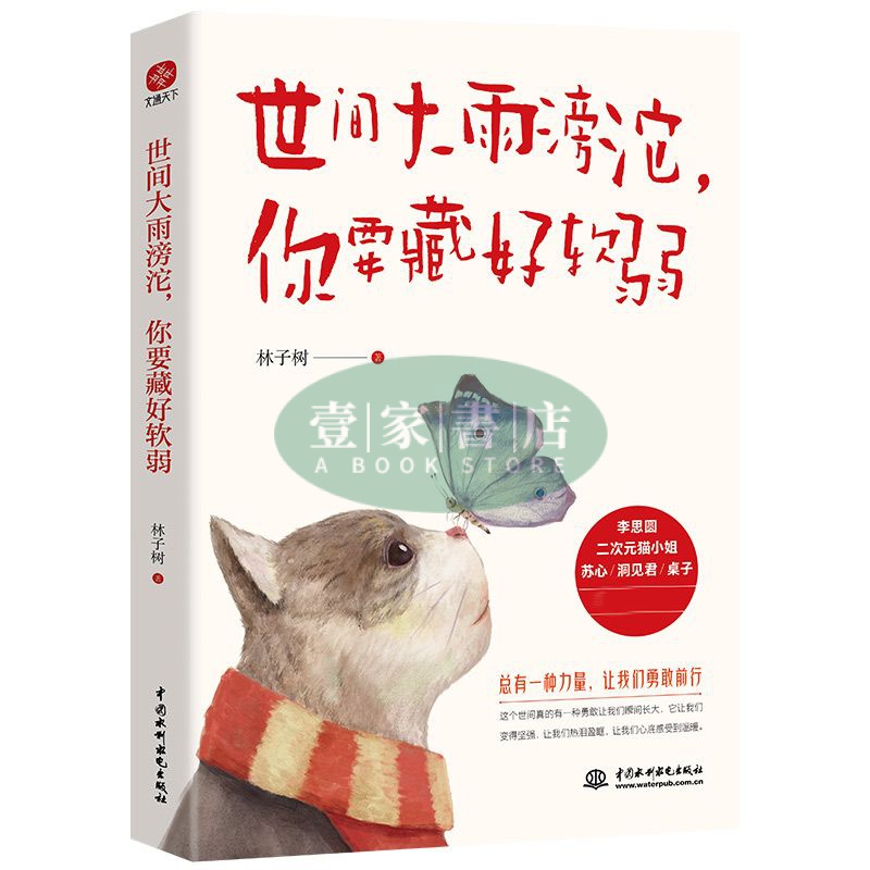 【壹家書店】簡體字 世間大雨滂沱,你要藏好軟弱 總有一種力量,讓我們勇敢前行