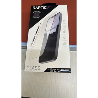 福利品出清 RAPTIC iPhone 14 Plus / 13 Pro Max 玻璃貼