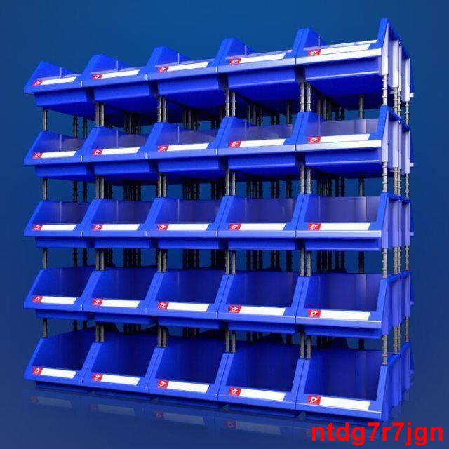 螺絲斜口貨架配件分類件盒子加厚零件盒分格箱組合式塑料收納盒