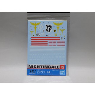 土城三隻米蟲 BANDAI 組裝模型 鋼彈水貼紙 HGUC 1/144 夜鶯專用 129