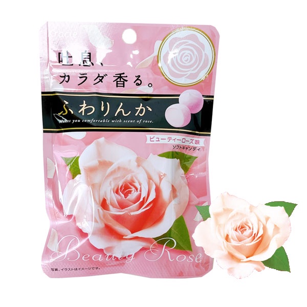 日本 Kracie 玫瑰風味軟糖 32g 玫瑰軟糖 玫瑰花香軟糖 花香軟糖 香水糖 軟糖 糖果